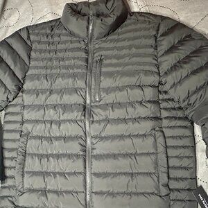 KENNETH COLE NEW YORK CASUAL PUFFER BLACK FULL ZIP. JACKET SIZE L MEN NWT $$$$